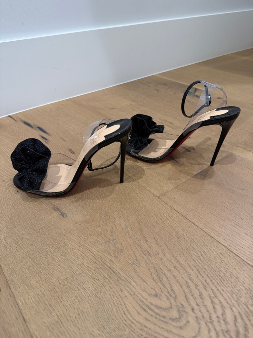Christian Louboutin PVC Bow Heels - Picture 5 of 6